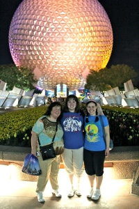Our first night in Epcot!